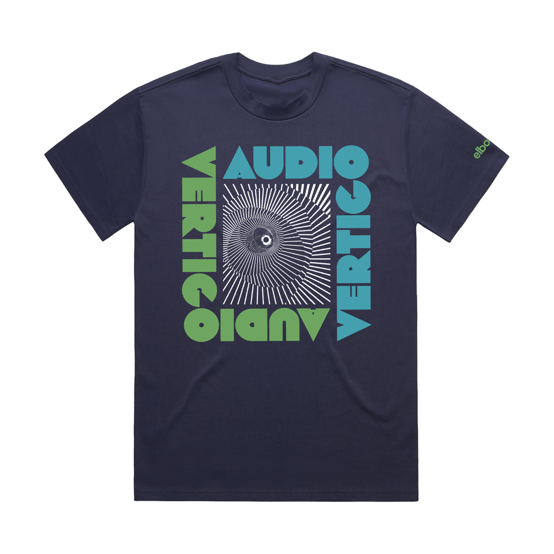 AUDIO VERTIGO T‐SHIRT ‐ NAVY