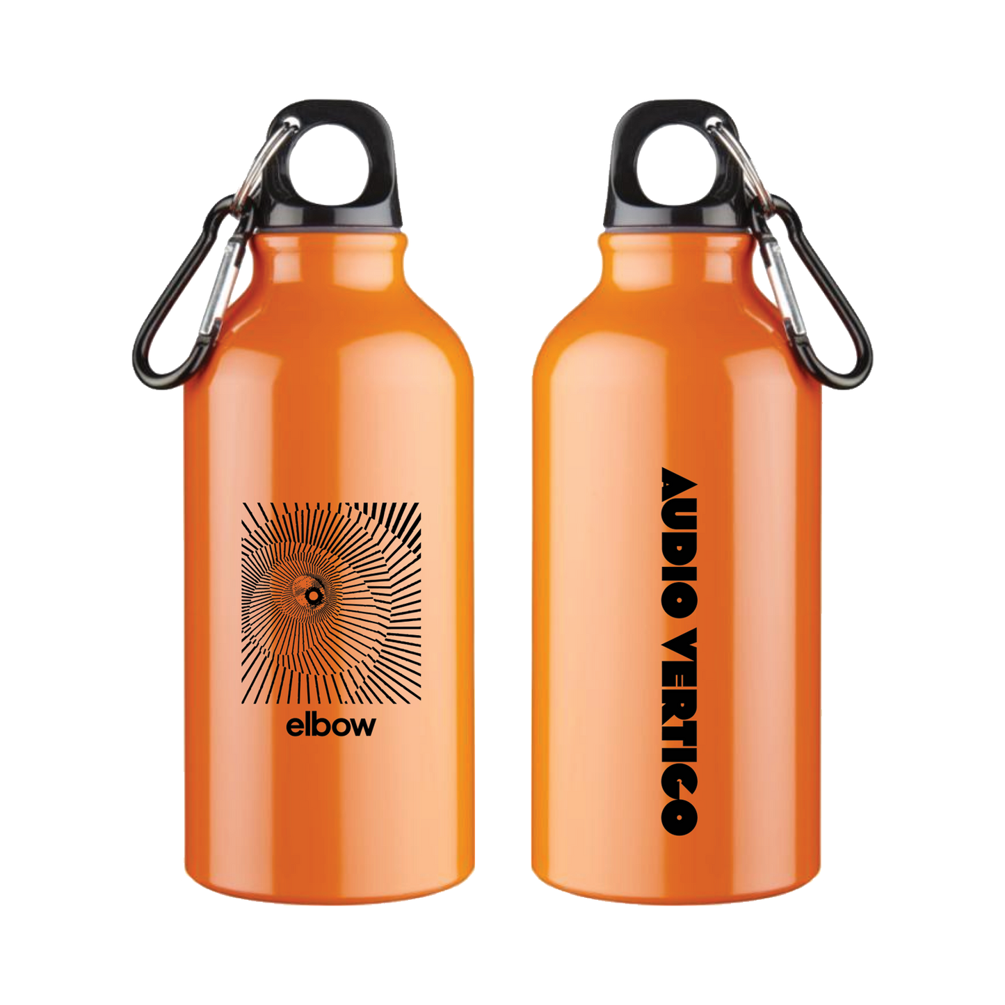 VERTIGO SPIRAL WATER BOTTLE - ORANGE